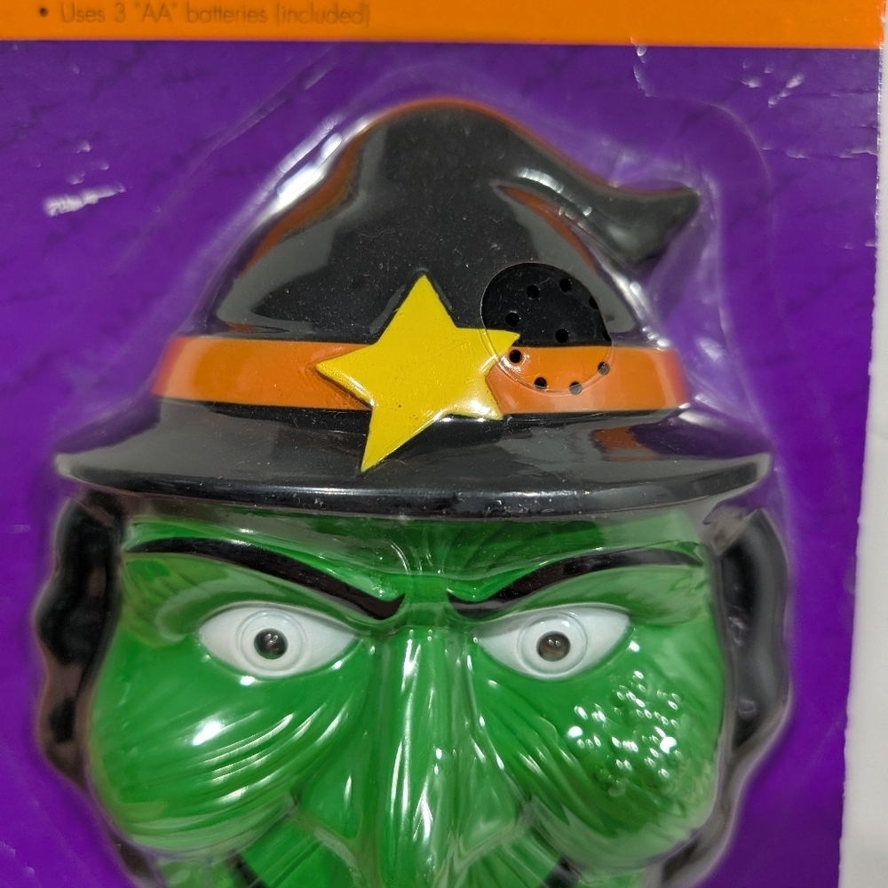 Halloween Smart Living Battery Operated Doorbell - Witch - Picture 4 of 10